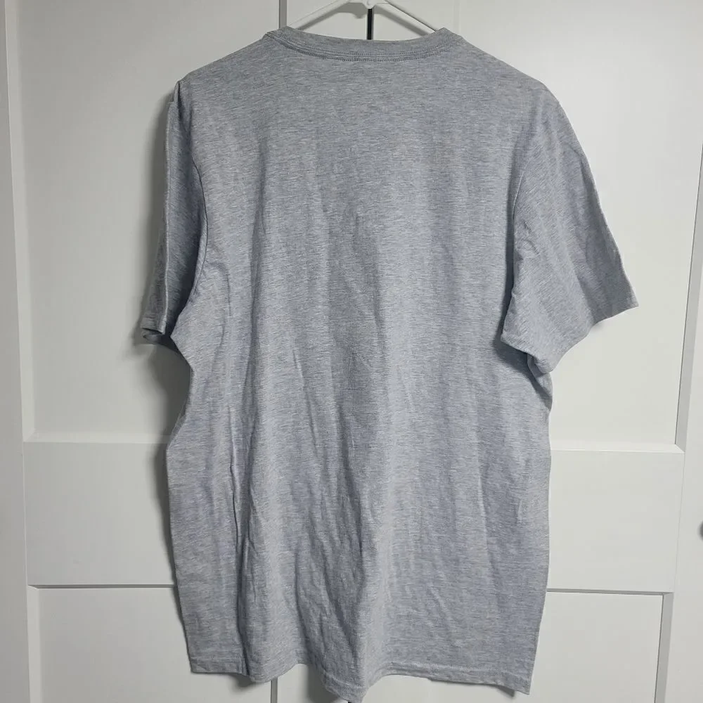 Adidas mid gray heather Amp crewneck tee